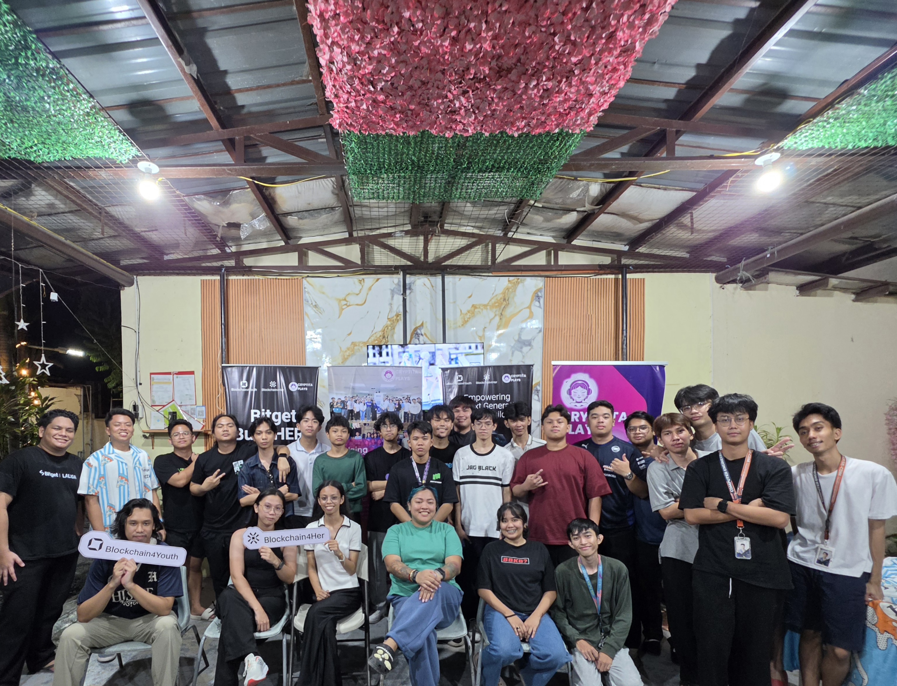 Young participants at a Blockchain4Youth workshop
